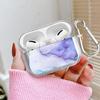 Case For Airpods 4 1 3 2 Pro3 Pro Pro2 Clear Earphone Cases Cover Flower Marble