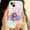 Cute G-Gabbys D-Dollhouse Phone Case For IPhone 16 15 14 11 12 13 Pro Max Plus Back Leather Shell