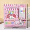 Popular Salling  Coloring Drawing Book & Cloloring Pen | Cute Kuromi Coloring Stationery Set | Drawing Supplies Birthday Present