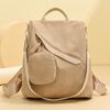 Damen Cord Rucksack mit kleiner Tasche, lässiger Mode Tagesrucksack