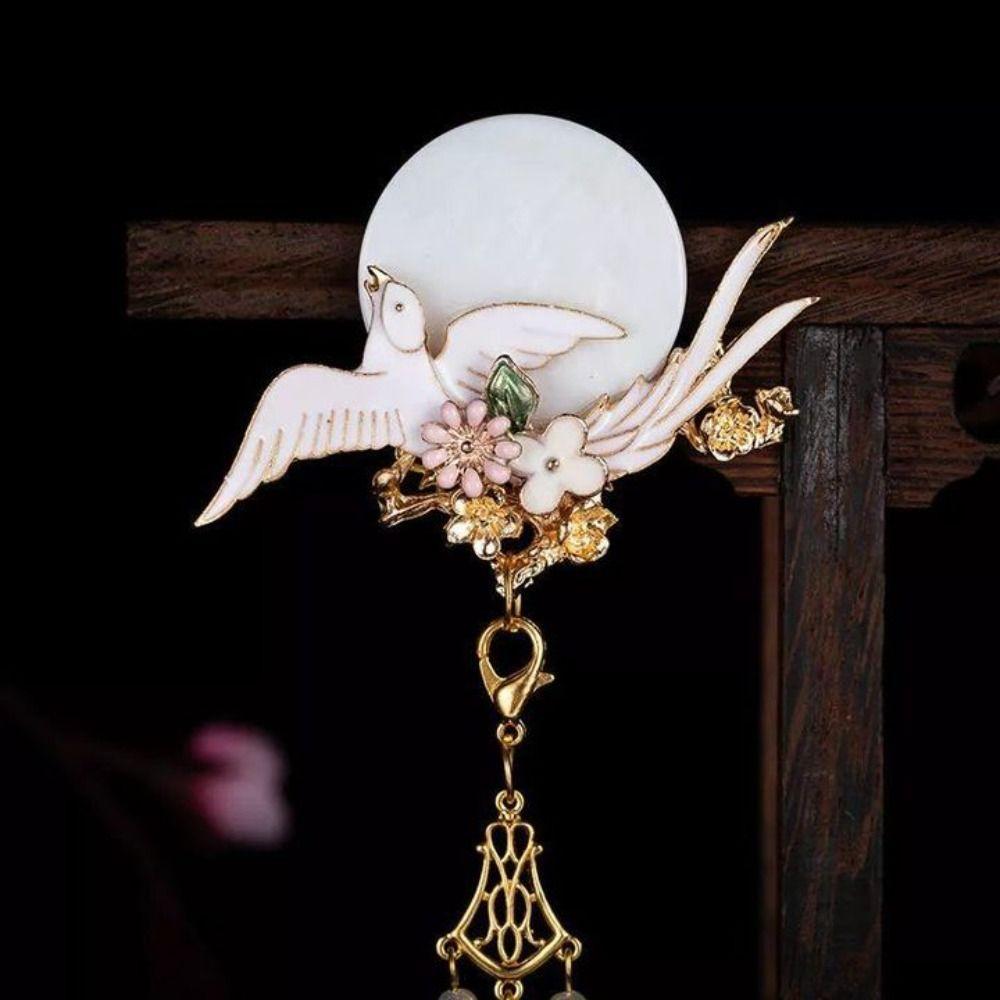 Beaded Hanfu Taseel Hair Clips Pearl Chinese Style Hairpins  Female/Children