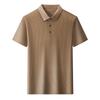 Polo Shirt Short-Sleeved T-Shirt Men'S Non-Ironing High-End Business Casual Breathable Cool Half Sleeve