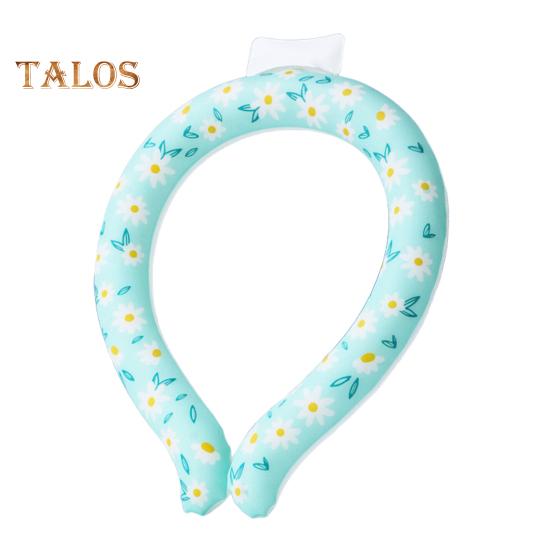 Portable Neck Cooling Tube Summer Wearable Neck Cooler Lightweight Reusable Ice Cold Ring Outdoor Heatstroke Prevention Neck Wrap Collar