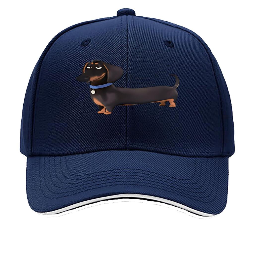 Fun Sausage Dog Print Baseball Cap Fashionable Adjustable Lightweight Durable Ideal for Hiking Sandwich Baseball Cap