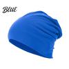Windproof Spring And Autumn Headwear Slouchy Hip-Hop Hat Solid Color Soft Chemo Headwear Breathable Fabric Sun Protection Hat Lightweight Cancer Cap