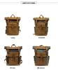 Muchuan Waxed Canvas Backpack: Large, Casual European & American Style, Waterproof Travel Bag for Men