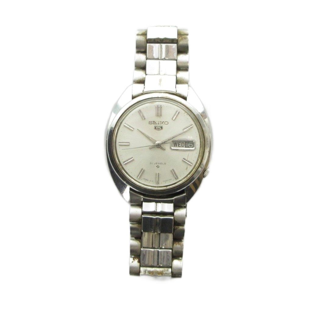 Seiko SEIKO Five 5 Automatic Watch with Calendar and Silver Color 6106-7000 Date, GY18 /MQ Men's