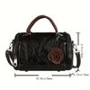 Genuine Leather Handbag for Women Trendy Crossbody Shoulder Bag Soft PU Tote Purse Elegant Ladies Bags from Europe/US Style
