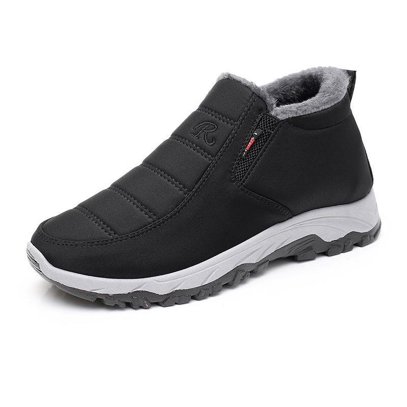 2024 Winter Unisex Old Beijing Cotton Snow Boots with Warm Velvet Lining for Adults