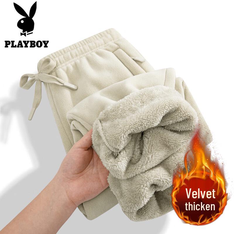 Мужские утепленные тяжелые джоггеры PLAYBOY с плюшевой подкладкой 2XL