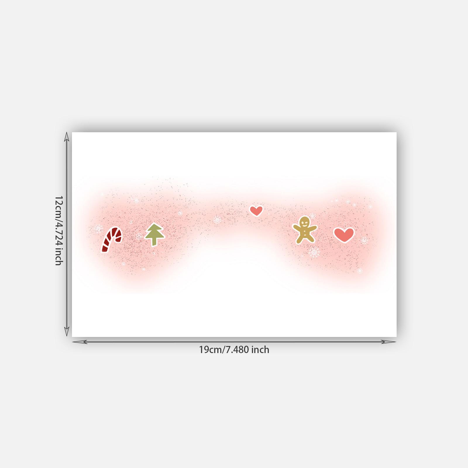 Christmas Tattoo Sticker Waterproof Women S Long-Lasting Christmas Makeup Face Sticker Tattoo Sticker 19*12