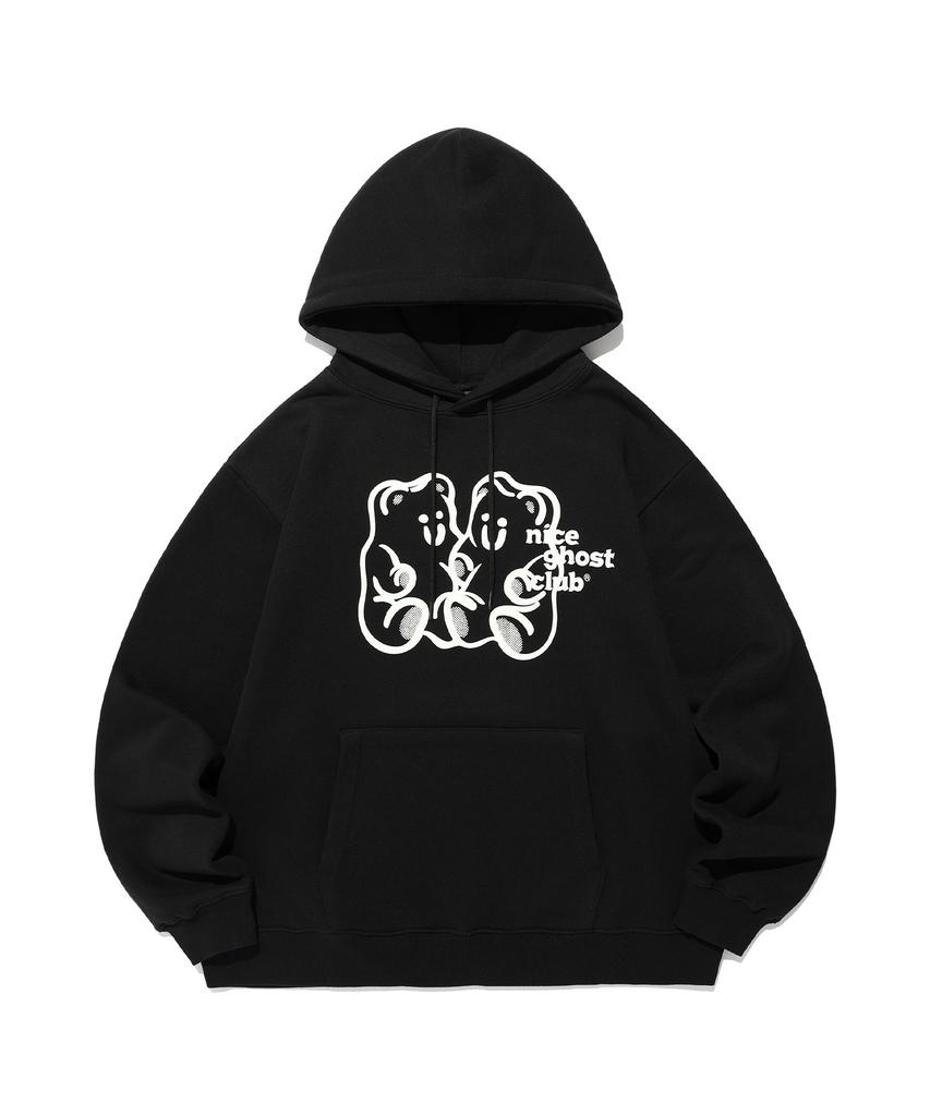 Gummy Bear & Logo Hoodie_Black(Ng2Efum400A)