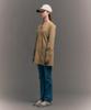 Seteo (W) Shirred Cotton Dress Beige