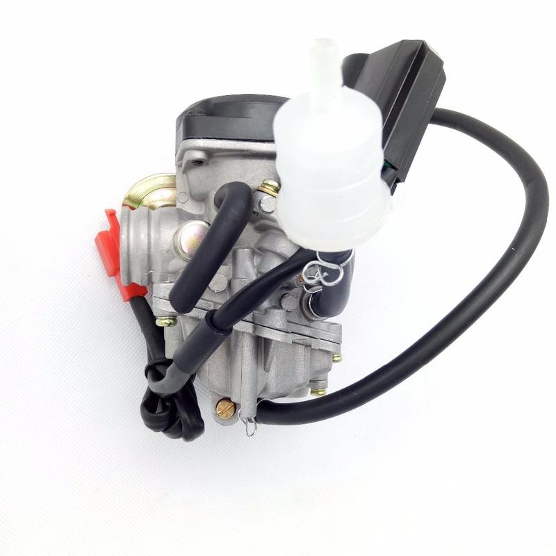 18mm PD18 Carburetor With Intake Fits GY6 50CC 139QMB 139QMA Scooter Jonway 50cc