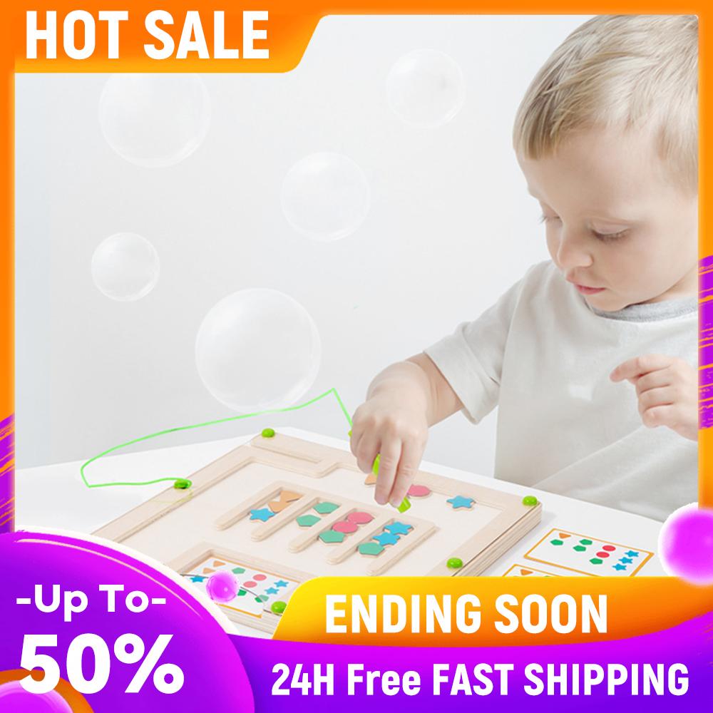

Color & Shape Sorting Board Matching Activity Memory Game Toddler Learning Sensory Toy Montessori Early Education Toy for Age 3+ China Mainland