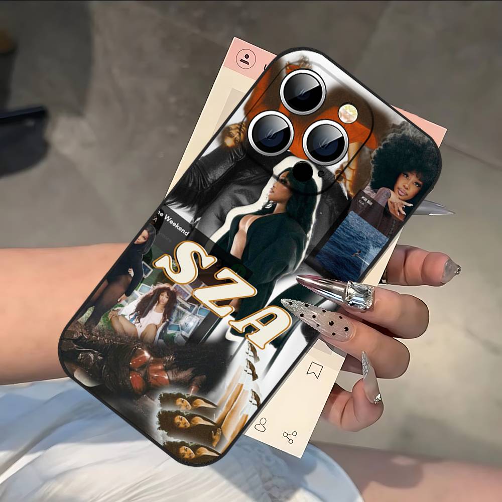 Singer SZA SOS Phone Case For IPhone 17 16 15 14 13 12 11 PRO MAX PLUS Mini TPU Soft To Skin-friendly Case