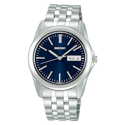 [Seiko Watch] SEIKO SELECTION SCXC011 Men's/Unisex Watch, Quartz Movement, Date/Day Calendar, Blue Dial, Stainless Steel
