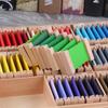 1/2/3 Color Board Wood Preschool Toy Montessori Sensorial Material Learning Color Tablet Box Educational Learning Toys
