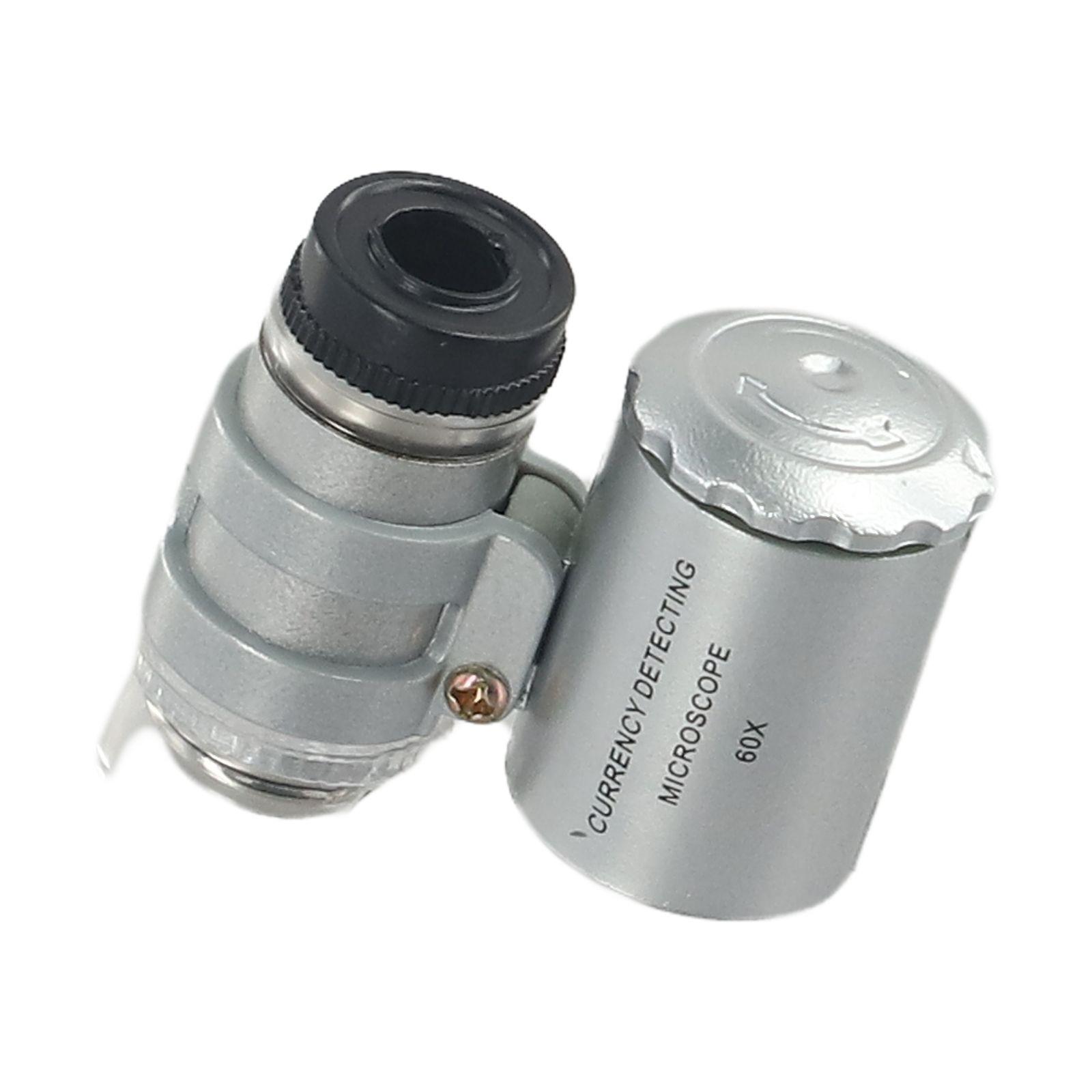 

Кишеньковий світлодіодний ювелірний мікроскоп зі збільшувальним склом мобільного телефону 60 разів