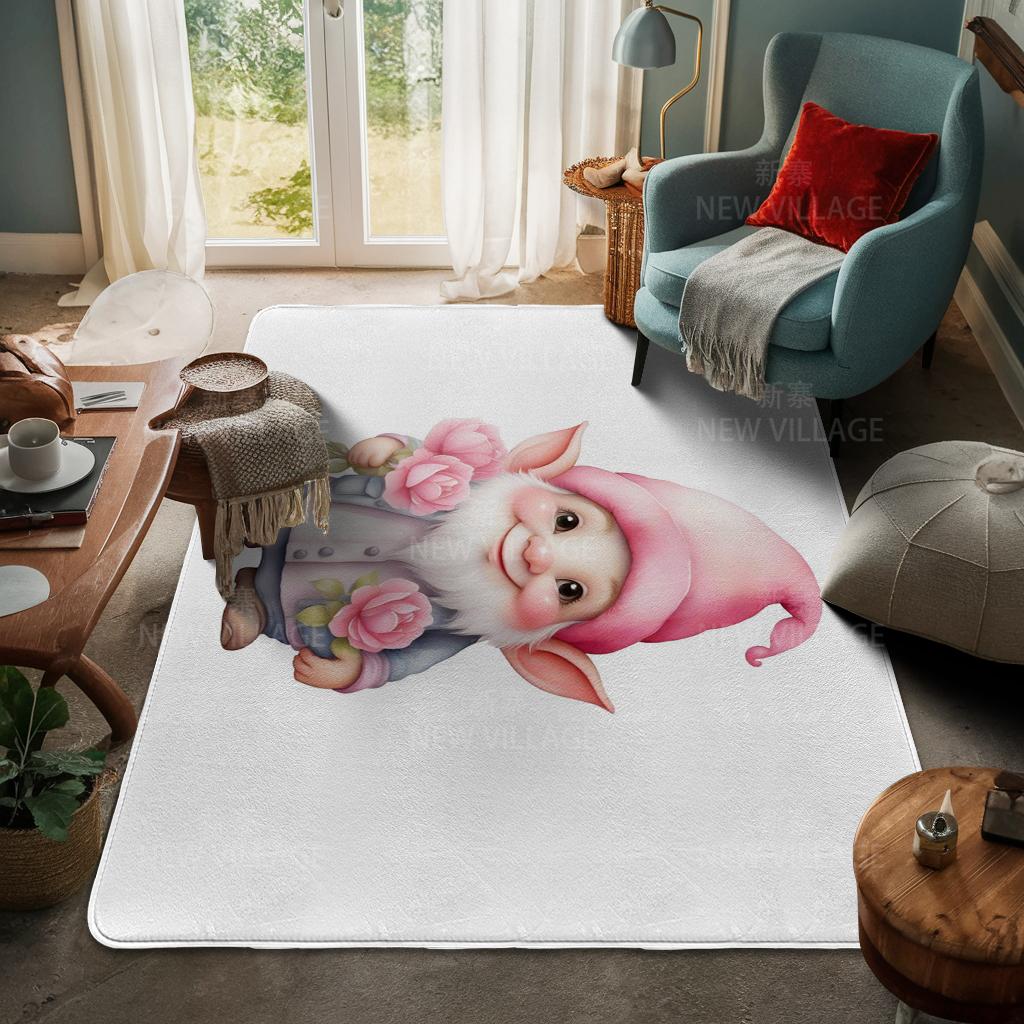 House Entrance Carpet Home Door Mat Living Room Bath Foot Bathroom Non-slip Water Absorption Rugs Bath Merry Christmas Winter