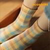 Anco Socks Pastel Warm Check Women's Socks 5-Piece Set