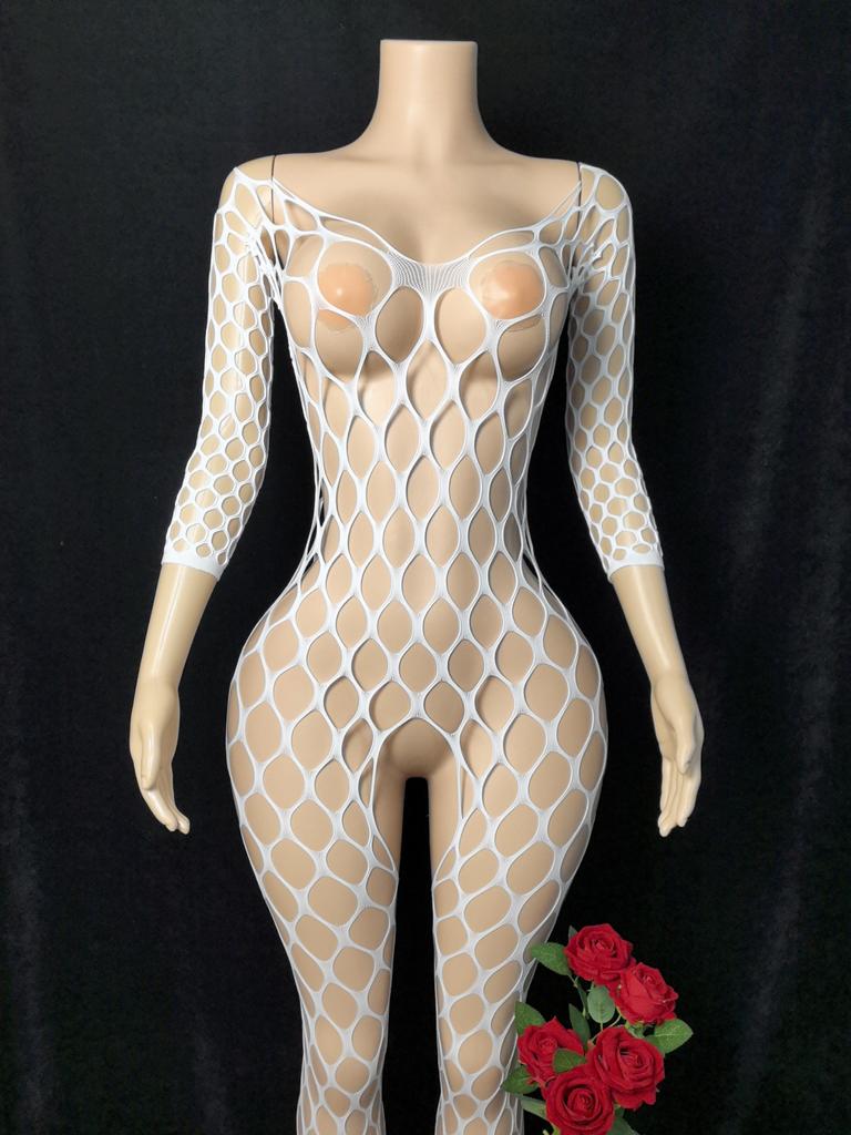 Summer Sexy Lingerie Fishnet Bodysuits Bikini Mesh Cover Up Sets Sexy Women Mesh Teddies Bodysuits Female Porno Underwears