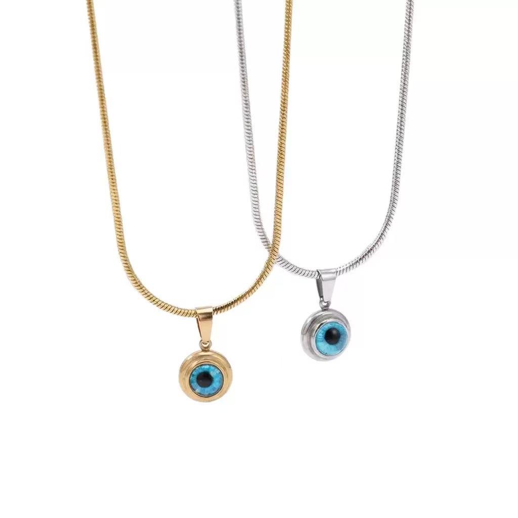 Trendy Devil's Eye Necklace 2026: Unique European & American Design, Stylish Collarbone Chain