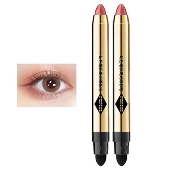 EyeshadowPencilSparklingEyeshadow StickCrayonShadingLight EyeshadowTear BagEyeshadow PenWaterproofHighlightShiningMoist EyesMulticolorBoth Ends2 Grams