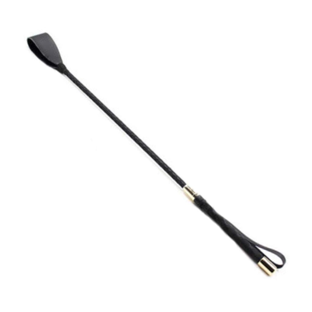 Horseback Riding Short Whip Jockey Whip Black 60cm A'sTool