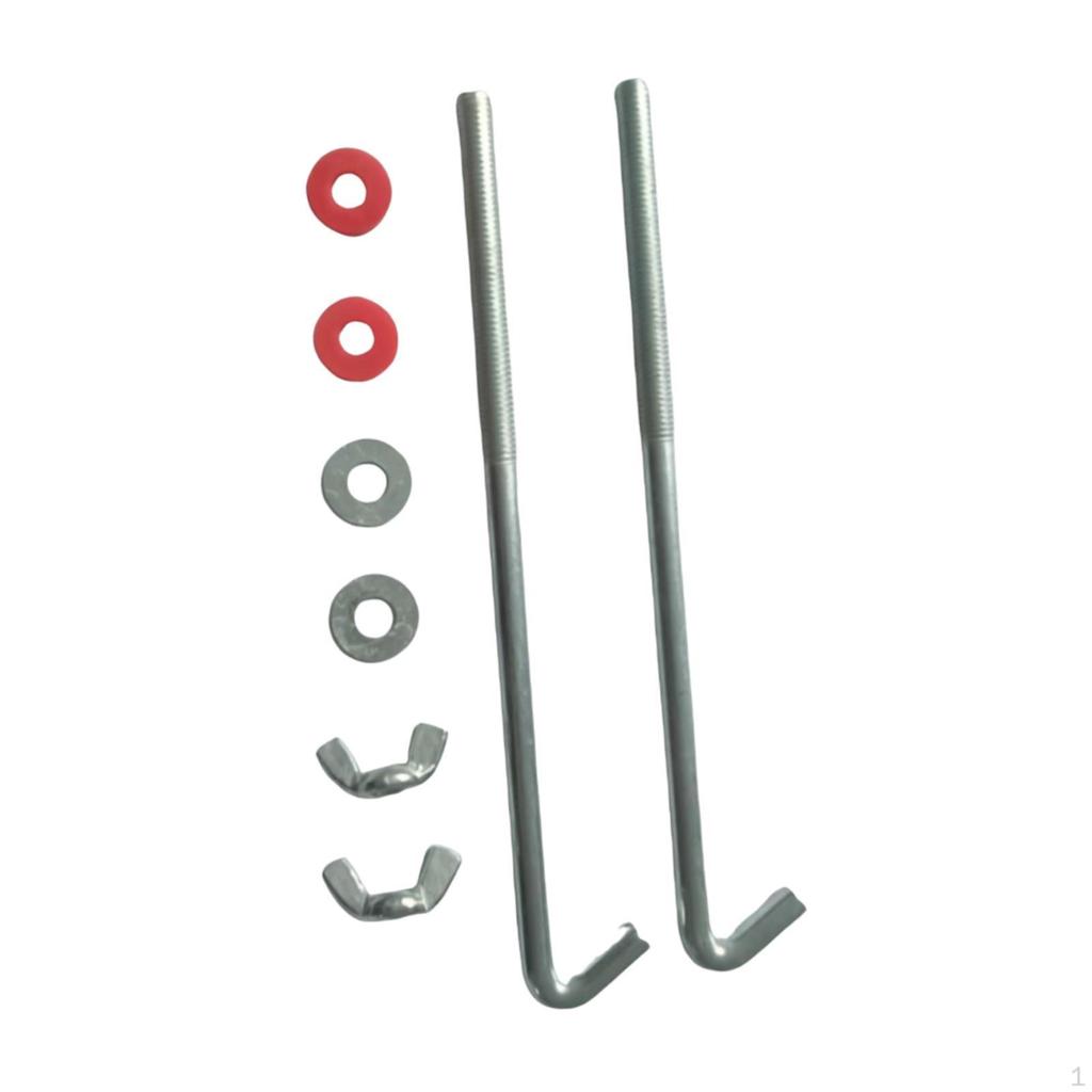 Battery Hold Down Bracket Adjustable Galvanized Iron Sturdy Rustproof Universal with for