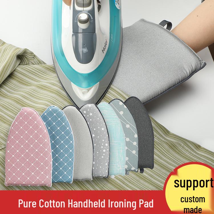 Portable All-Cotton Heat-Resistant Ironing Pad and Glove for Garment Steaming