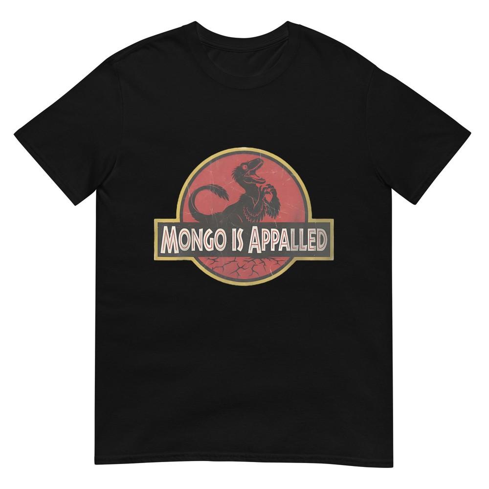 Retro Mongo Is Appalled Vintage Riding Dinosaur Unisexs TShirt