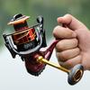 Sougayilang Innovative 12+1BB 5.5:1 Spinning Reel 14KG Max Drag Power Fishing Reel for Bass Pike Fishing Rod