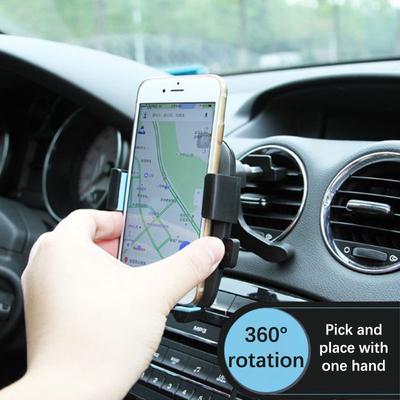Universal Gravity Car Phone Holder Car Air Vent Hook Clip Mount Smartphone GPS Car Stand Bracket Support In Car
