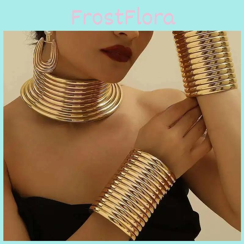 African Jewelry Style Set With Alloy Pendant Earrings Bracelets For Men Women Casual