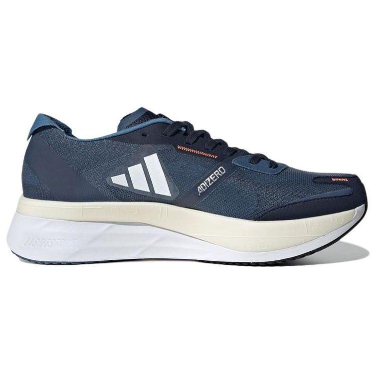 Adidas Adizero Boston 11 Wonder Steel Men Sneakers Blue Cloud-White Solar-Orange GX6653