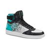 Louis Vuitton Rivoli Ankle Sneakers 'Metallic Blue With Black Monogram' 1A5YKP