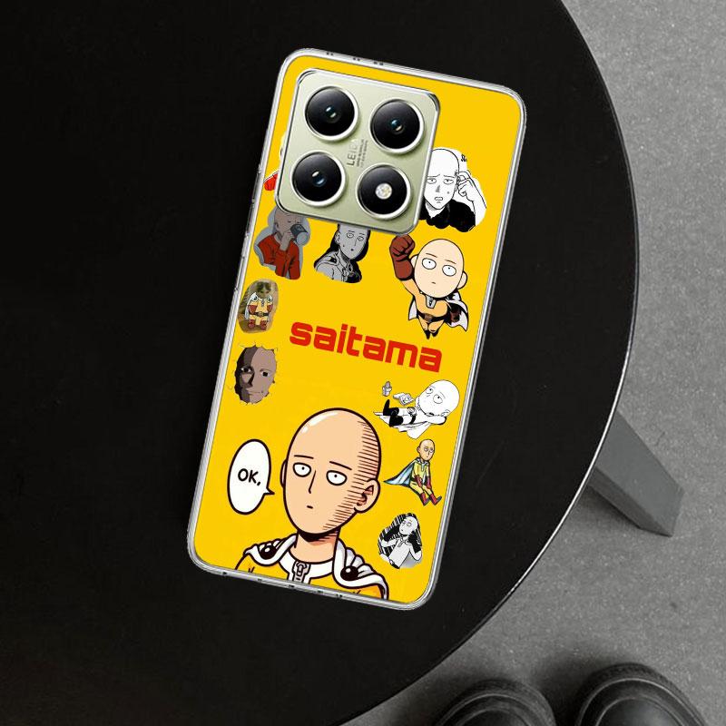 One P-Punch-Man Saitama King Phone Case Cover for Xiaomi Redmi Note 15 14 13 12 11 Pro Plus 14S 12S 11S 11T 11E 10S 10 Customize