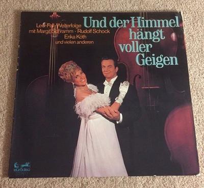 LP Record RUDOLF SCHOCK MARGIT SCHRAMM FERR  Und Der Himmel Hngt Voller Geigen  86929EE EURODISC Germany Classical Used