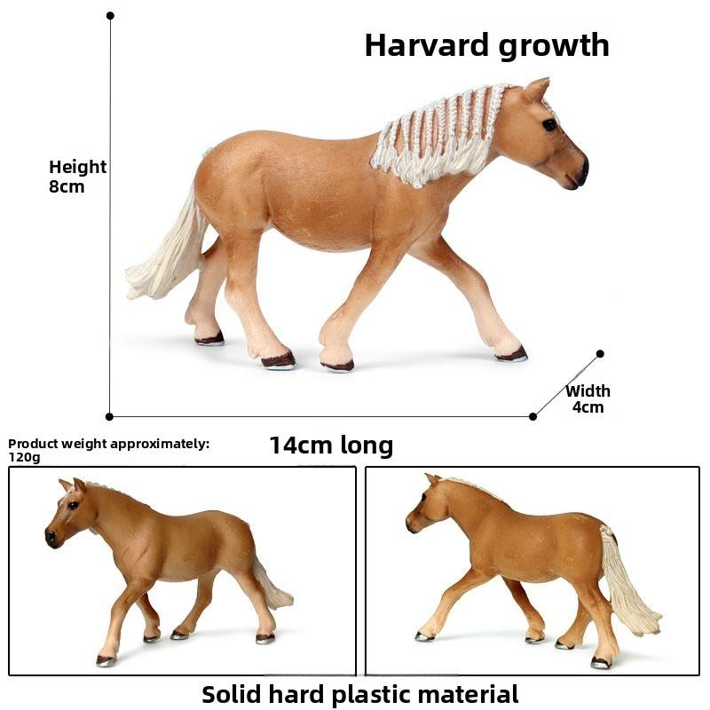 Wild Animal Model Kids Educational Toy Plastic Horse Figurine For Children Play