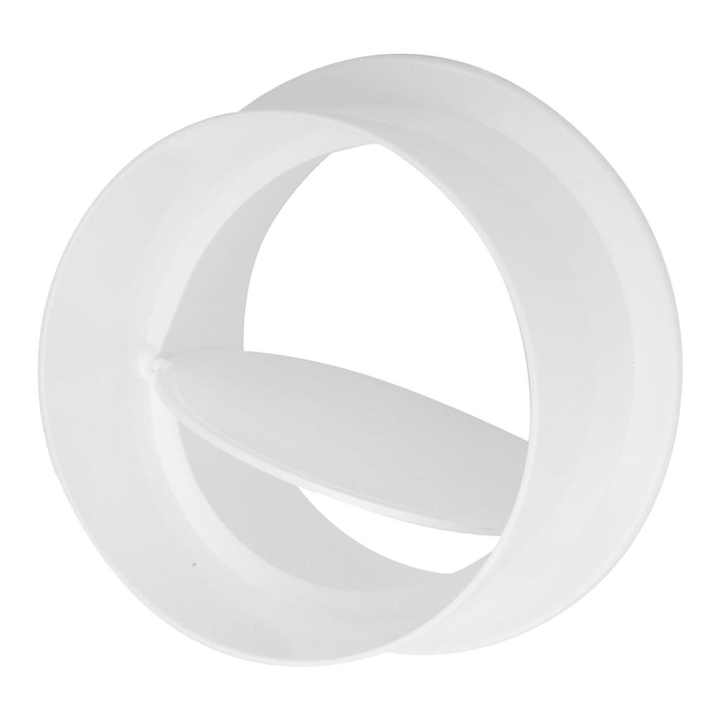 4in Back Draft Damper ABS Plastic Accessories for Extractor Fan Vent Back Draught Shutter