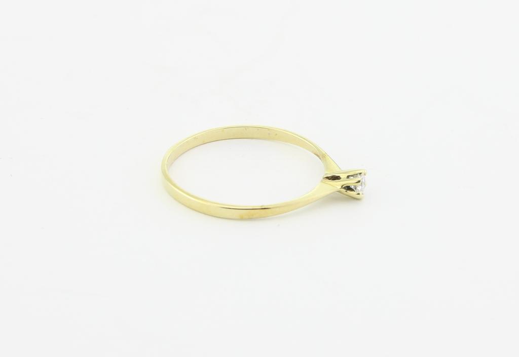 & you engagement ring gold 9 ct 375 diamonds 0,1 ct size 56 (17.8)