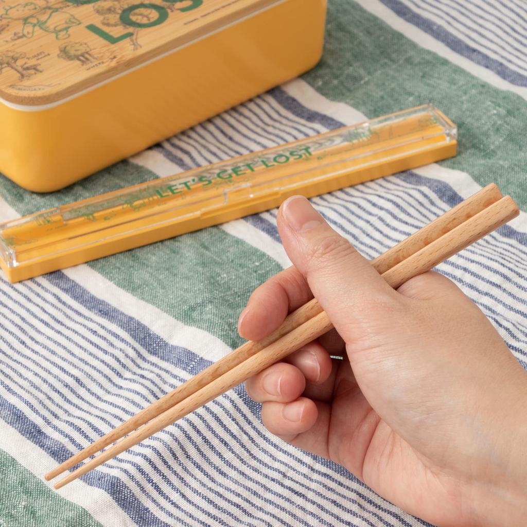 Maebata Winnie the Pooh Chopstick Case 52846 Set, Chopsticks, Cutlery, Disney, D-WP33