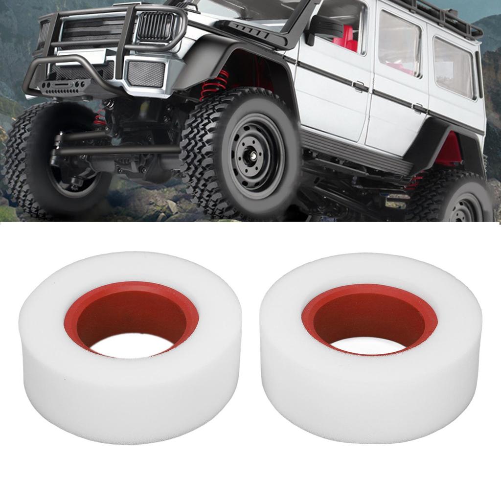 2pcs RC Tire Foam Dual Stage Soft Foam Inserts Replacement Accessory for 2.2 Inch Tires 1Celsius10 1Celsius8 RC Crawler