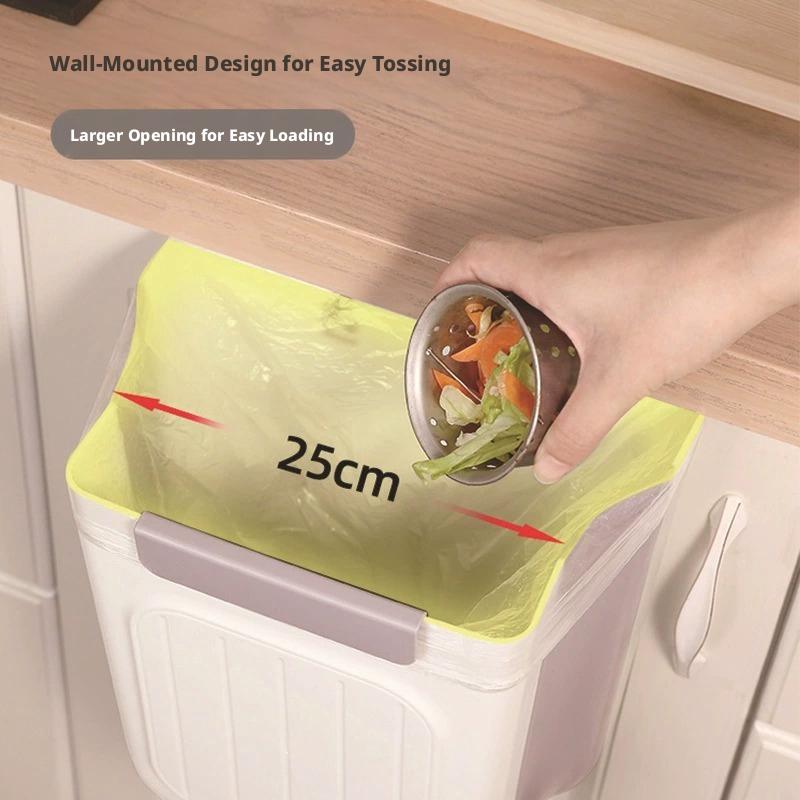 Camper Trash Can Hanging Trash Can Rv Trash Can Foldable Trash Can Household Kitchen Cabinet Hanging Garbage Storage For Kitchen
