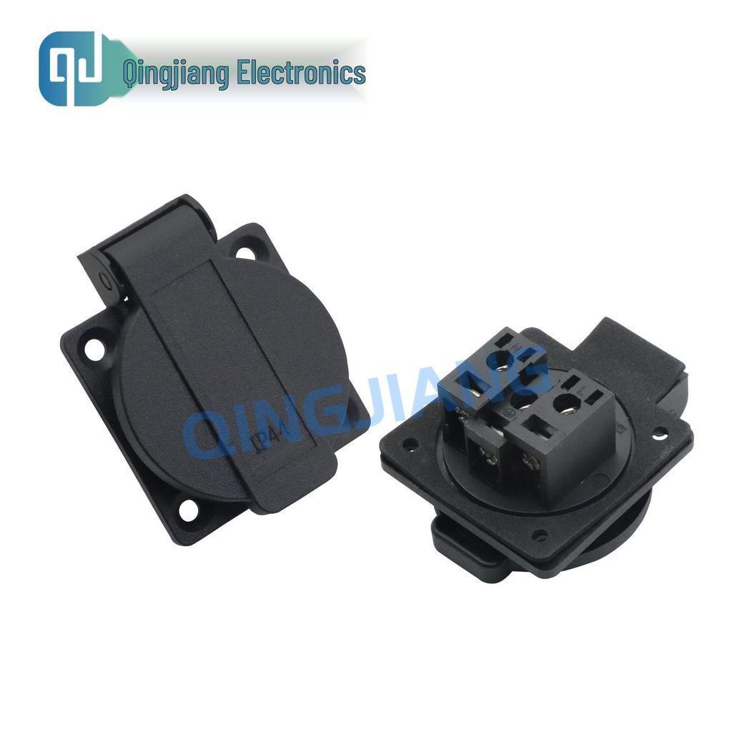 Brazil IP44 Waterproof Dustproof Outdoor Power Socket for Energy Storage and Mechanical Equipment