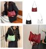 2024 Summer New Solid Color Simple Armpit Bag Street Style Pu Shoulder Bag