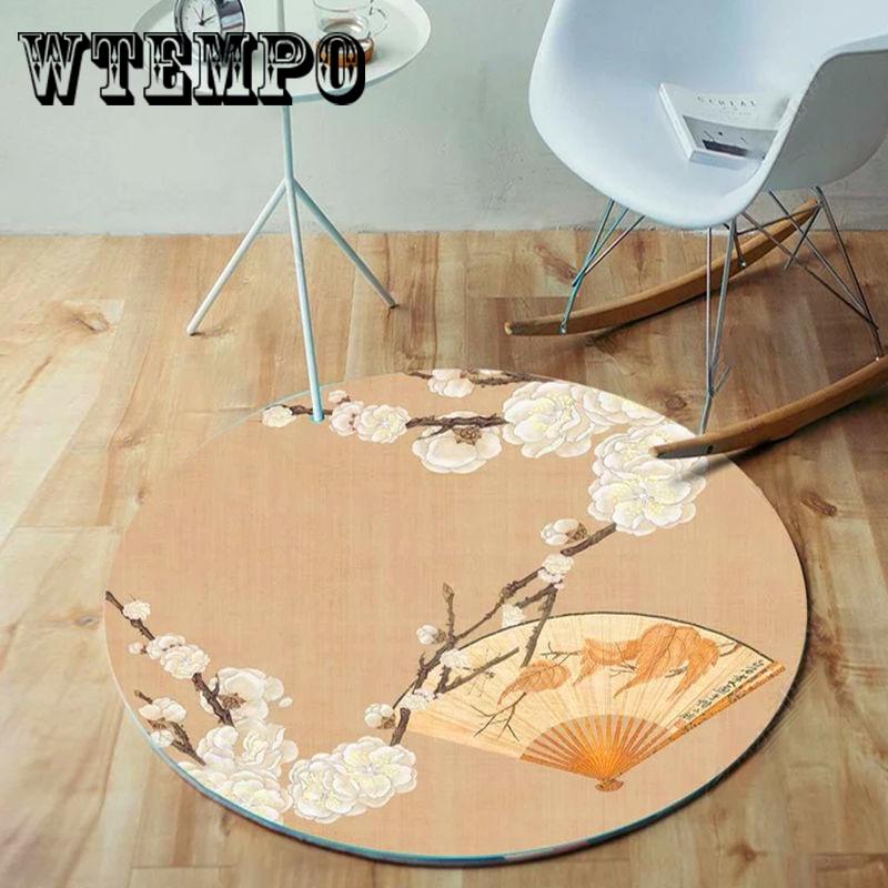 Круглый не скользящий коврик 60cm diameter