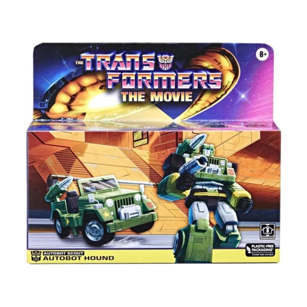 Hasbro Transformers 1986 Movie G1 Retro Reissue Autobot Hound Action Limited F69445L0 5.5-inch Figure, Edition,