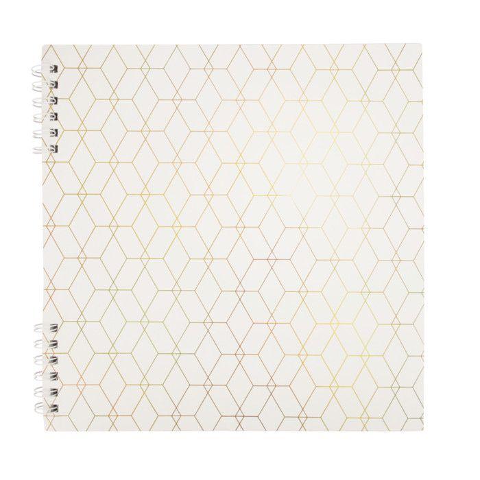 Album Scrapbooking holographique Spirale 30x30 cm 20 pages